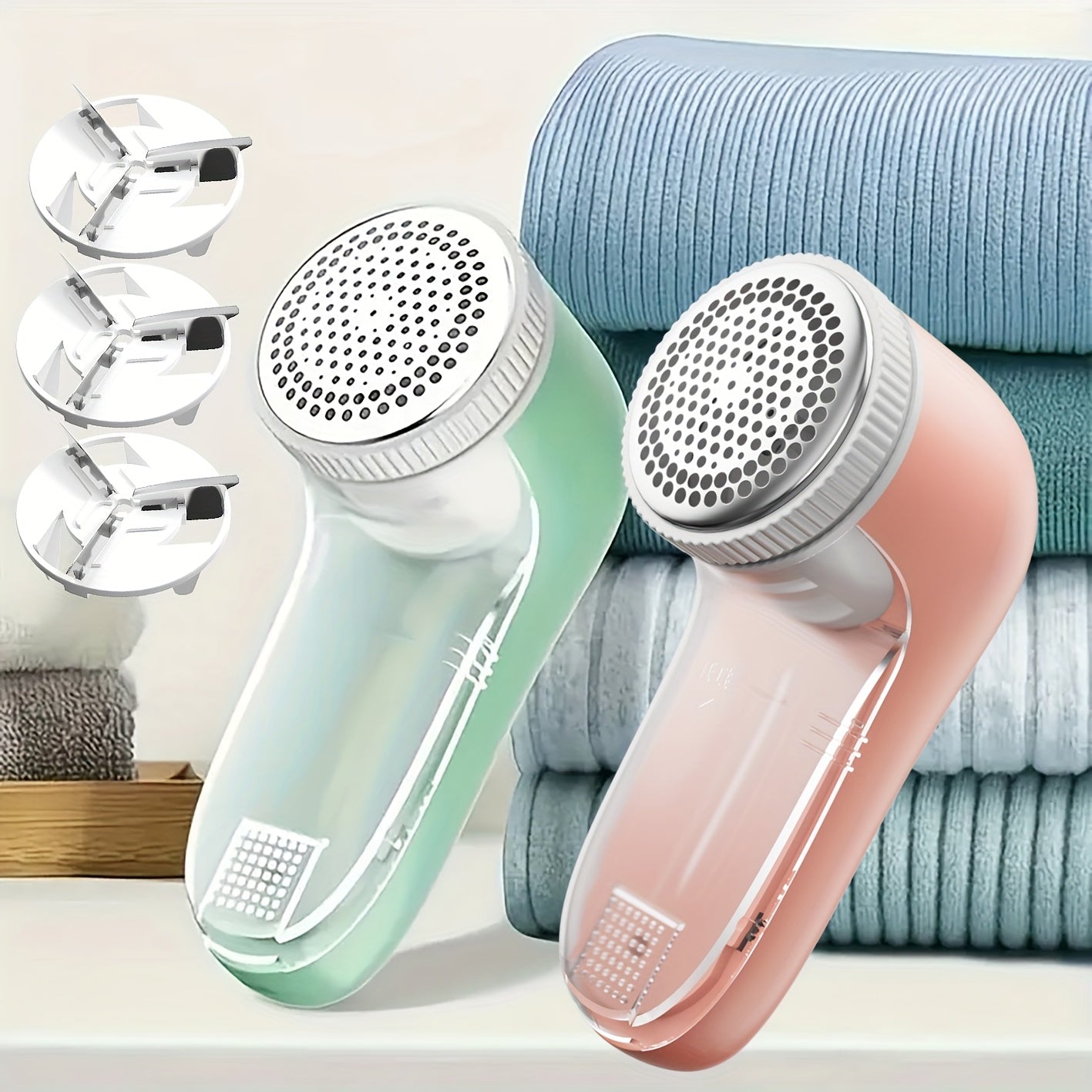 Portable USB Rechargeable Lint Remover for Clothes Furniture Bedding Carpets