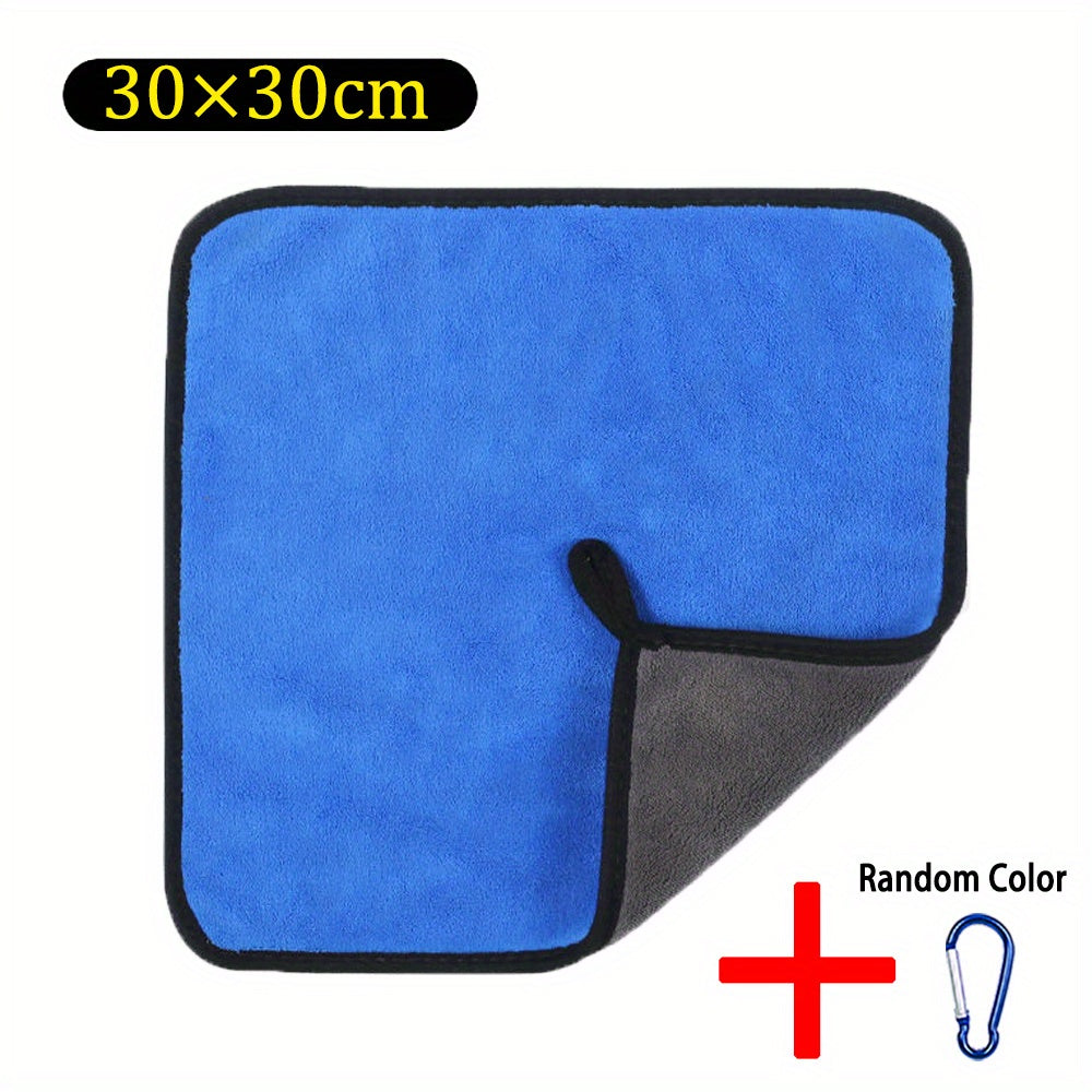 Super-Absorbent Fishing Towel with Carabiner for Kitchen Car Washing