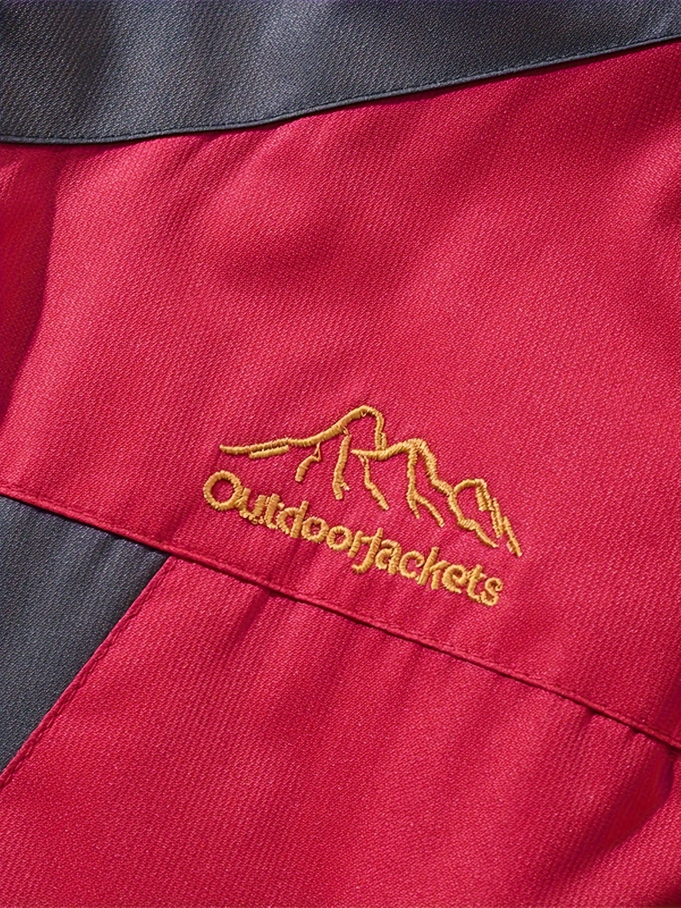 Men's Winter Fleece-Lined Hooded Windproof Jacket for Outdoor Sports