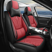 Universal PU Leather Car Seat Cover Set for All Vehicles Full Coverage