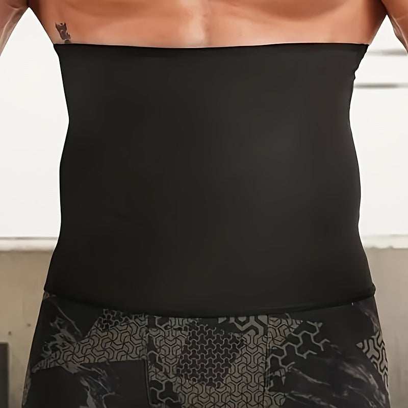 Men's Sauna Waist Trainer Belt Sweat Shaping Slimming Fitness Abdominal Shaper