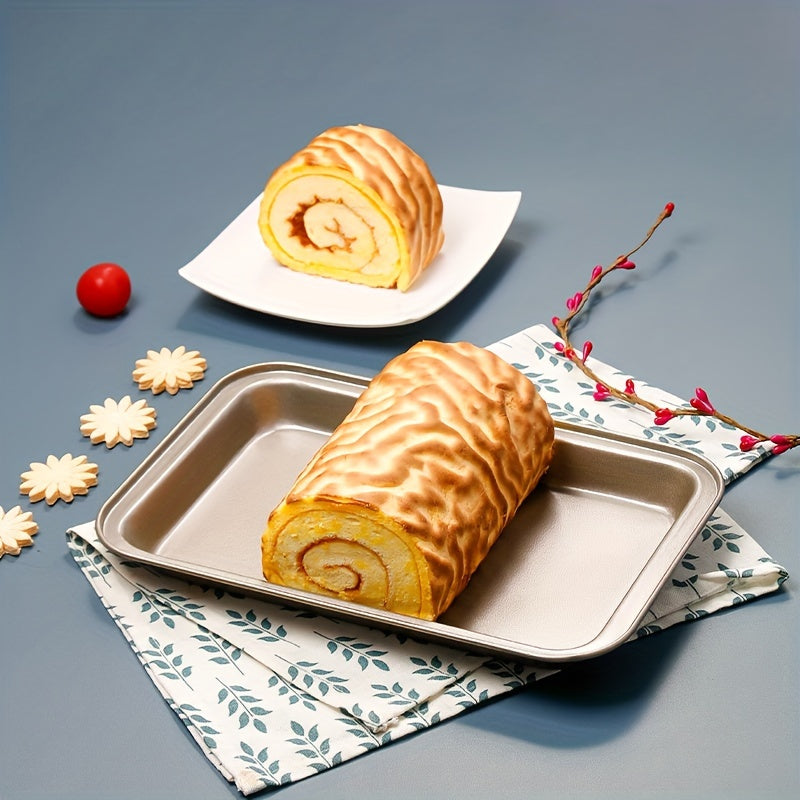 Oltin to'rtburchakli yopishqoq pishirish idishlari, 1 yoki 2 ta to'plam, non, tort, pizza, pechene, eklair, tost va boshqalar uchun. Oziq-ovqat darajasidagi materiallardan tayyorlangan.