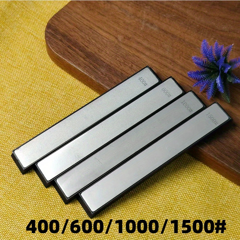 Oshxona pichoqlari uchun olmos whetstone pichoqni silliqlash to'plami, 4 ta.