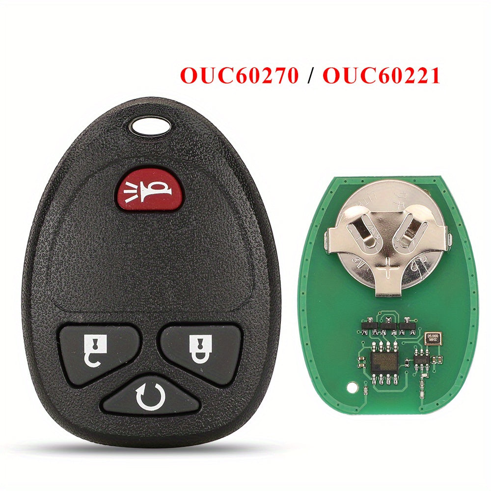 Avtomobil kaliti fob 5/6 tugma qora ABS plastmassa masofaviy boshqaruv ko‘plab transport vositalari uchun