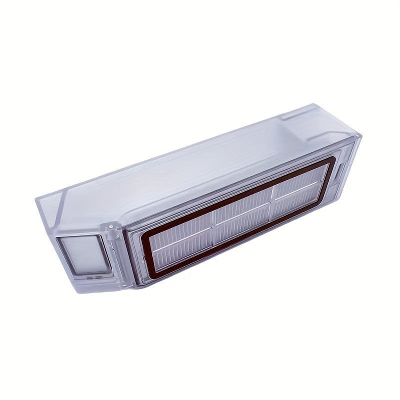 Xiaomi X10+/X10 Plus/B101CN/B101GL va Mijia Omni 1S, Dreame L10S Ultra/S10 Pro uchun mustahkam plastik chang qutisi. Qo'ltiq bilan shaffof dizayn, samarali filtratsiya tizimi, oson parvarish.