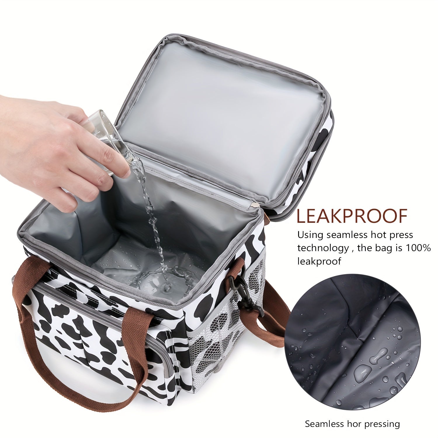 Multifunctional Waterproof Diaper Bag with Insulated Pouch for Moms and Dads
