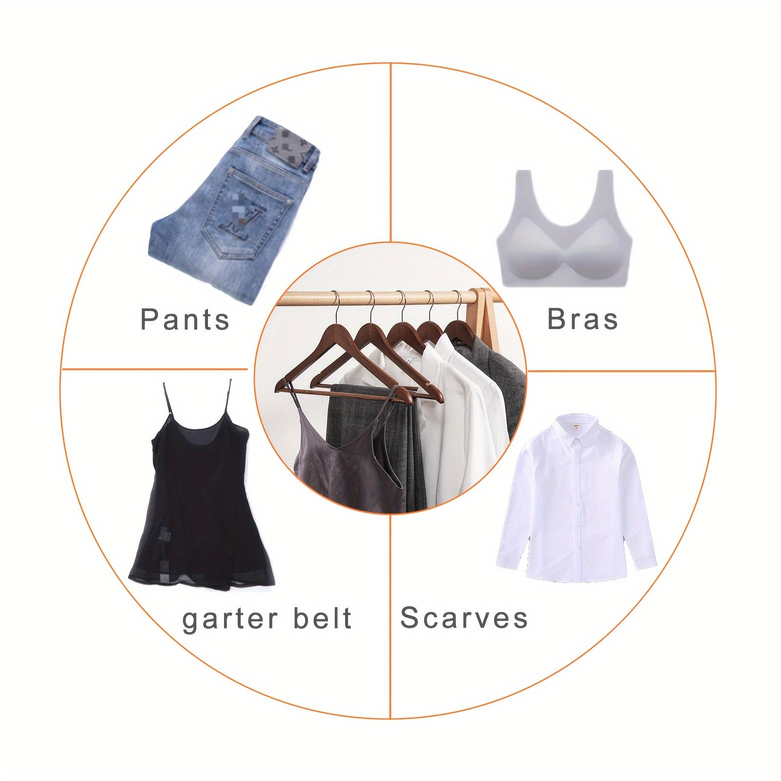 10 ta yuqori sifatli qattiq yog'och osma - palto, kostyum va boshqa kiyimlar uchun sirpanmaydigan, iz qoldirmaydigan dizayn - retro uslubidagi shkafni tartibga soluvchilar