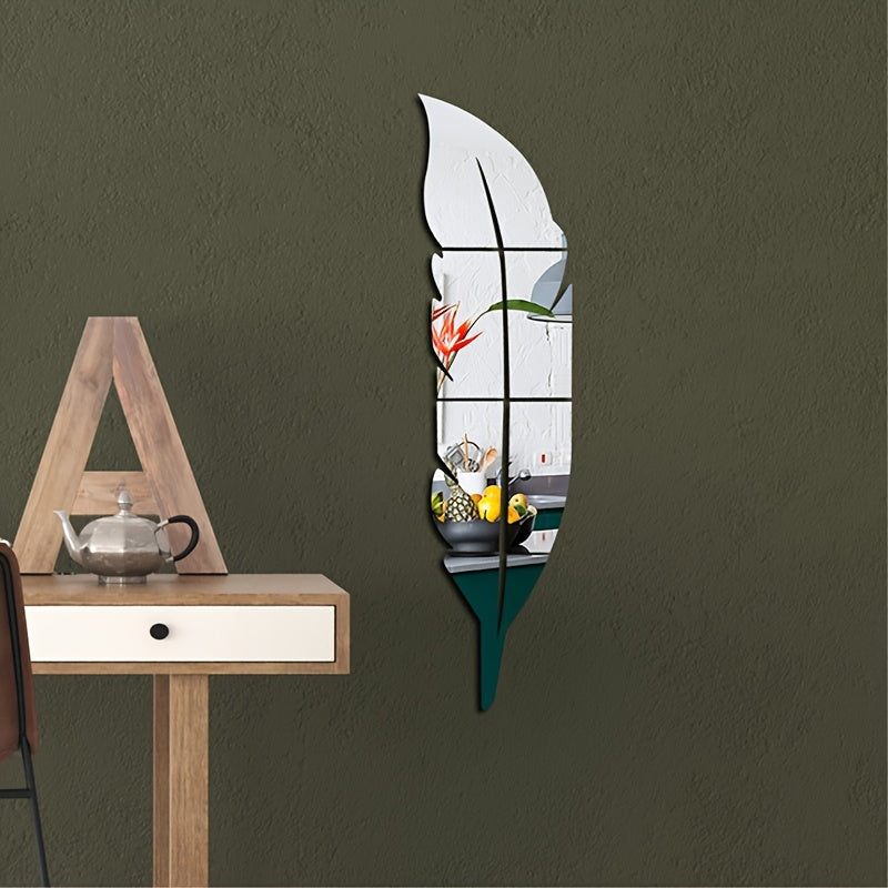 Feather Wall Sticker for Modern Home Decor Decorative Wall Art