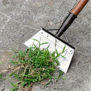 Stainless Steel Garden Shovel Multi-Function Handle-Free Yard Weeding and Cleaning Tool