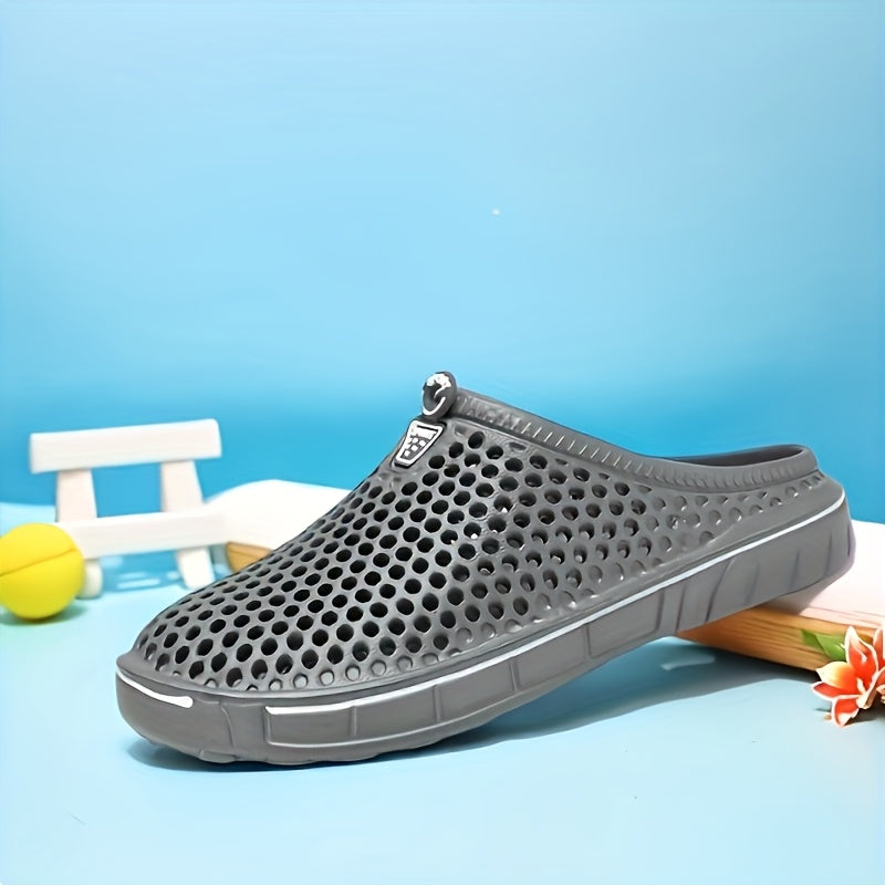 Women's Breathable EVA Clogs Open-Toe Slip-On Casual Shoes Purple