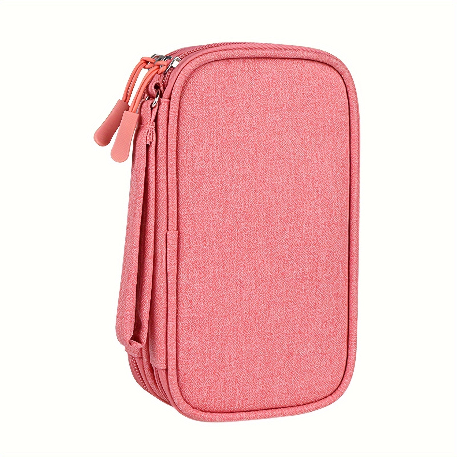 Bolsa organizadora de cables de viaje para cargadores, cables y auriculares, poliéster duradero y compacto