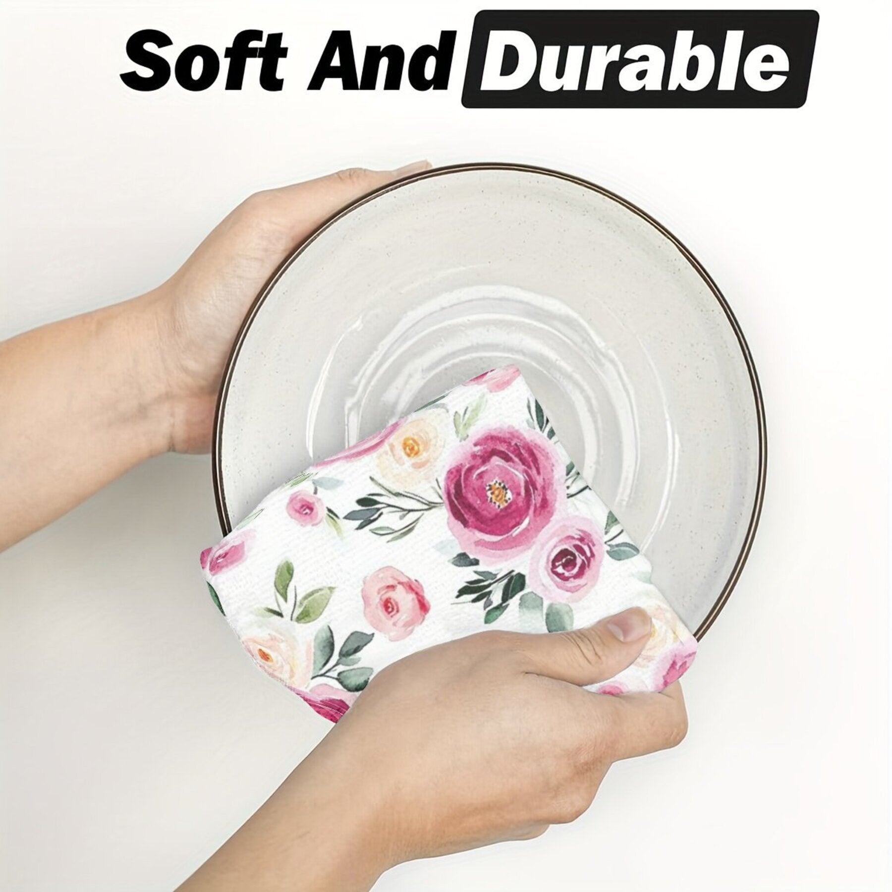 Two Scouring Pads Dish Cloths for Cleaning Kitchen Scrubbing Sponges