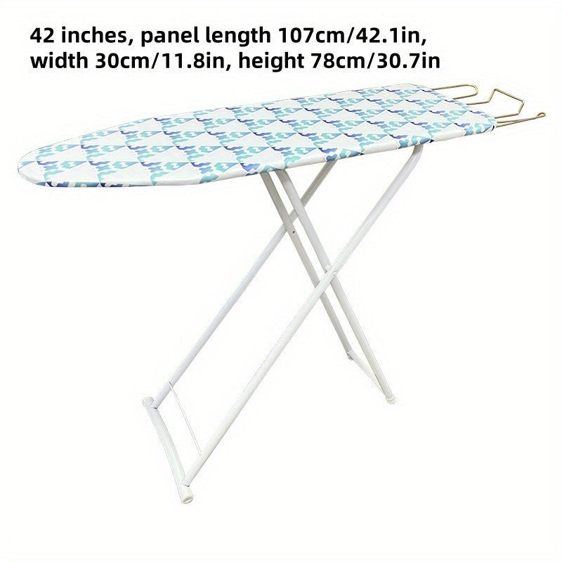 Ironing Board Set with Adjustable Height, Steel Legs, Safety Iron Rest
