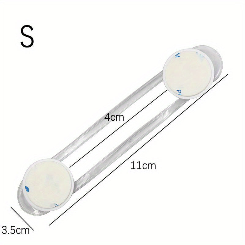 Child Safety Locks 10-Pack Transparent Strap Drawer Locks for Childproofing