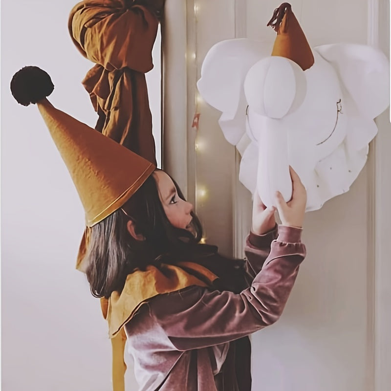 Nordic-Style Elephant Wall Decor for Children's Room Kids Baby Nursery Photography Prop