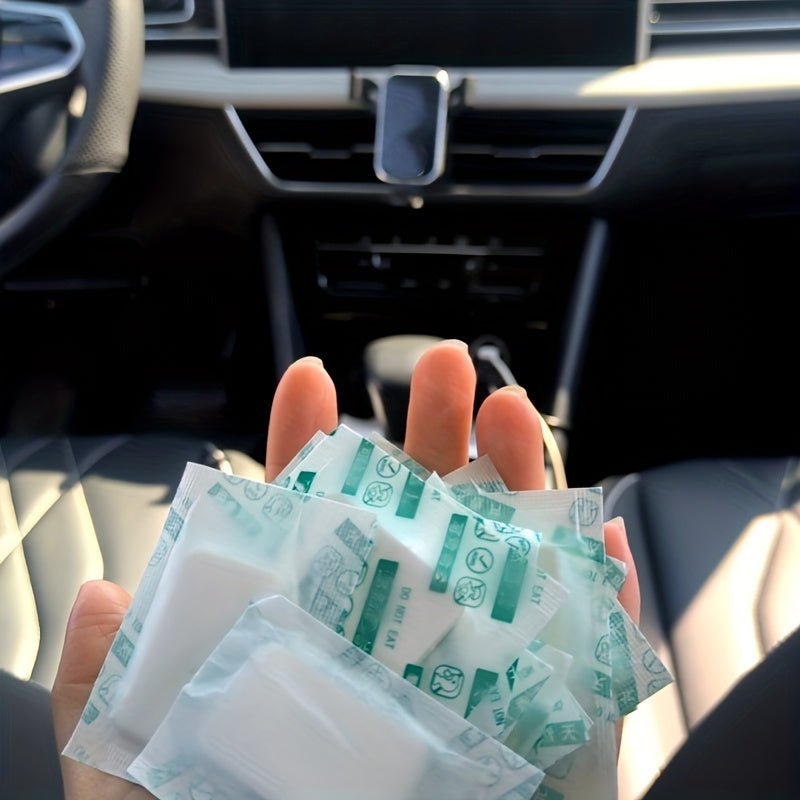 25/100Pcs Jasmine Scented Small Bags for Wardrobe Shoe Closet Car Freshener