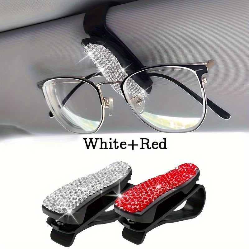 2 dona Avtomobil quyosh nuri ko‘zoynka tutgich klipi magnit charm bilan avtomobil aksessuarlari