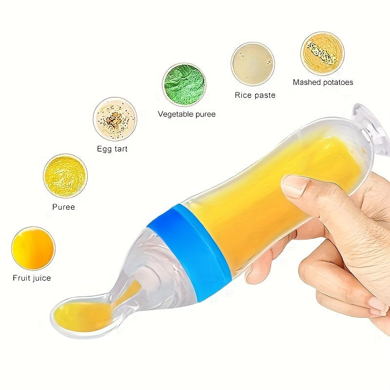 Juego de 3 chupetes de fruta para bebé con dispensador de cucharas para comenzar con sólidos