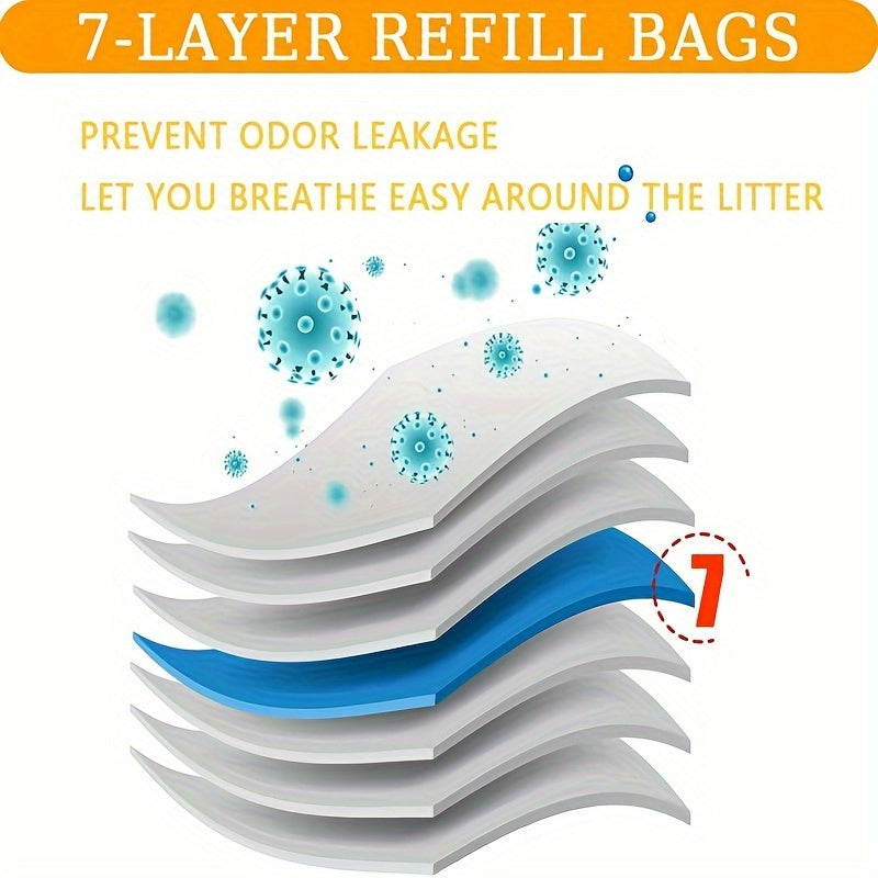 18 dona Genie pampers qoplari - qulay tarzda yig'iladigan, tashlanadigan va kartuşlar bilan mos keladigan tarzda ishlab chiqilgan (kartuş kiritilmagan)