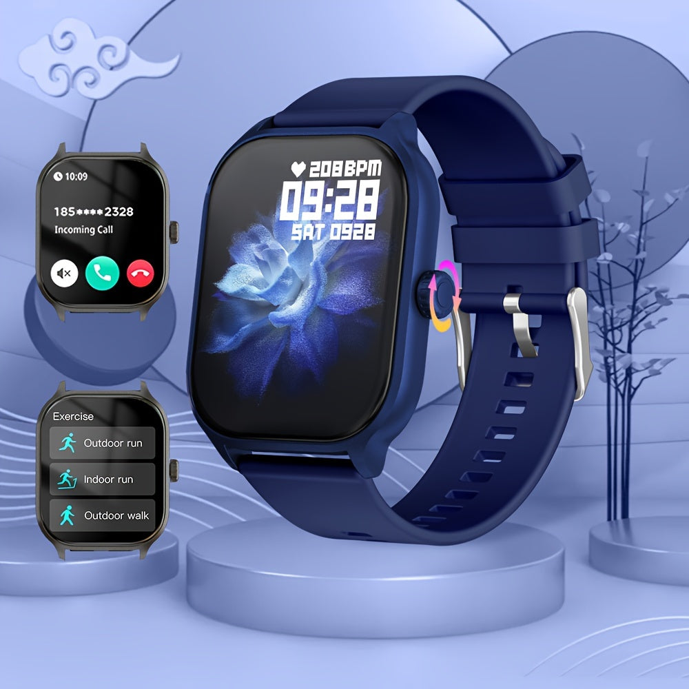 Женские умные часы с 2,01-дюймовым сенсорным экраном, Bluetooth-звонками и фитнес-трекером с более чем 100 спортивными режимами