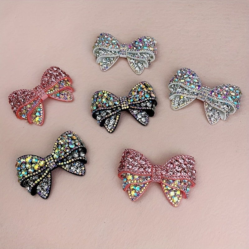 Women's Rhinestone Butterfly Bow Shoe Accessory Handmade Glass Crystal Decoration