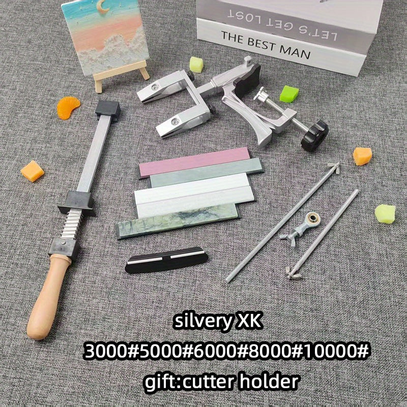 Afilador de cuchillos de ángulo fijo con piedra de diamante para un afilado de alta calidad