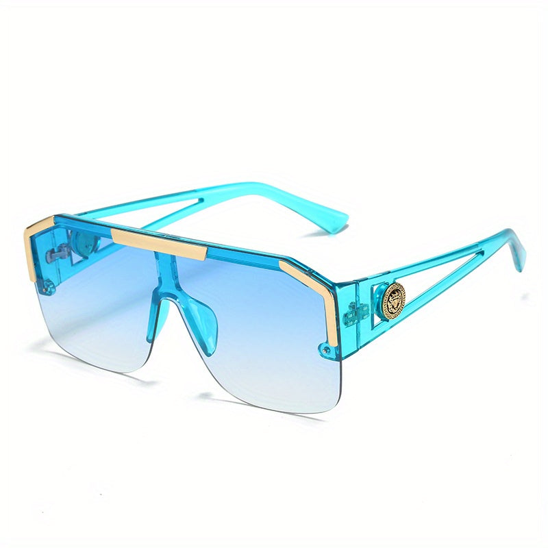 Men's Oversized Square Glasses Large Frame Casual Fashion Accessories