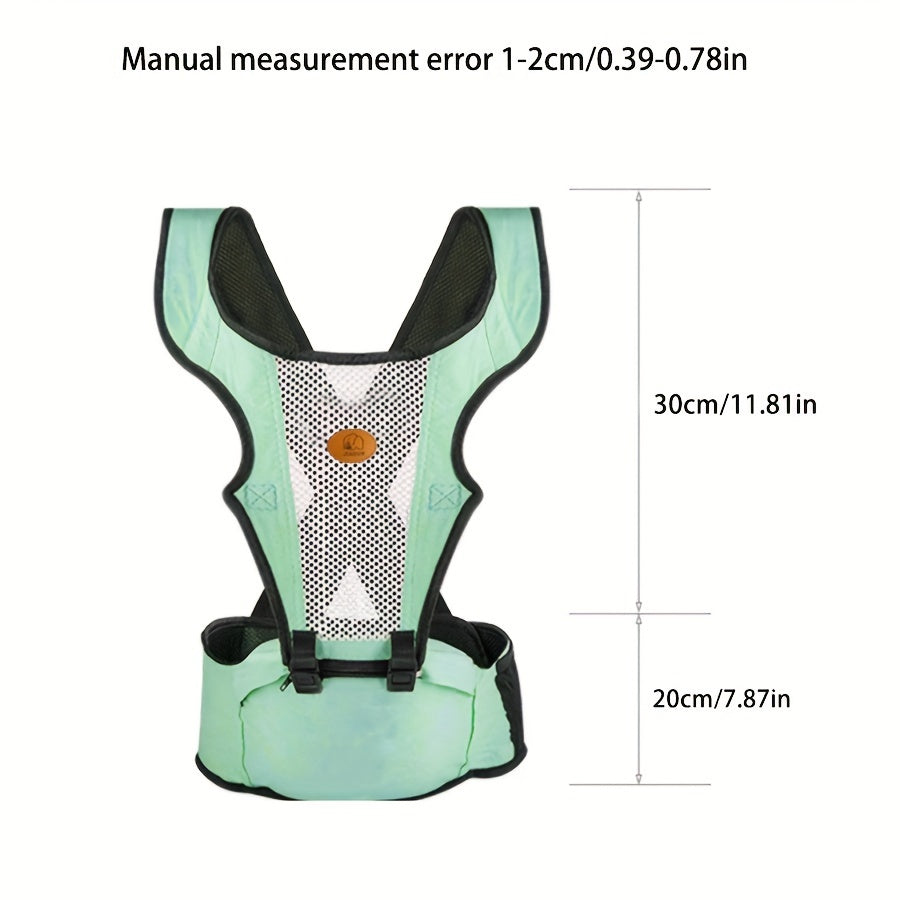 Lightweight Baby Carrier and Waist Stool for 3+ Kids All-Season Polyester Mixed Colors