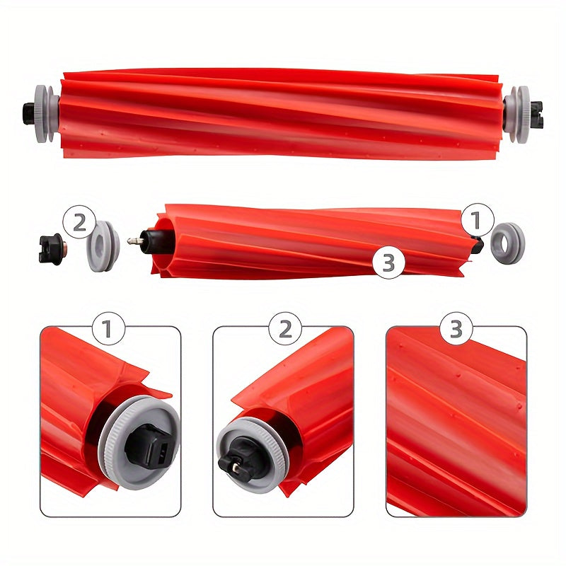 Turli xil Roborock robot tozalagichlari, jumladan S7, S7+, S7 MaxV, S7 MaxV Plus, T7S, T7S Plus, Q7, Q7+, Q7 Max va Q7 Max+ bilan mos keladigan mustahkam plastik almashtirish asosiy cho'tkalar. Ushbu 3-dona to'plami to'liq joyni tozalash aksessuaridir.