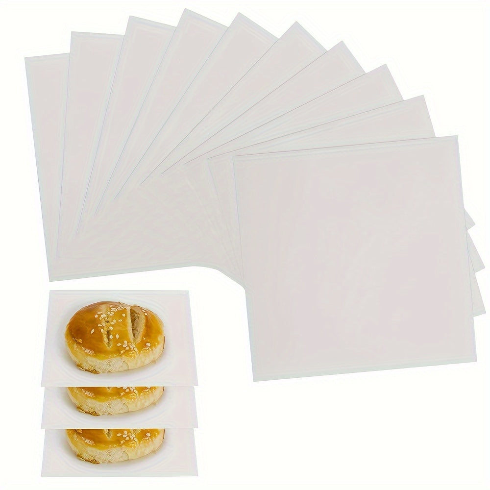 Food-Grade Non-Stick Patty Paper for Freezing and Storage, 50 or 100 Sheets