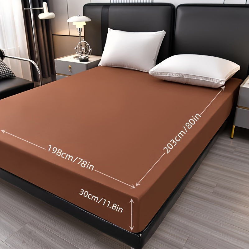 Breathable Waterproof Fitted Sheet for Bed, Deep Pocket, Comfortable Sleep