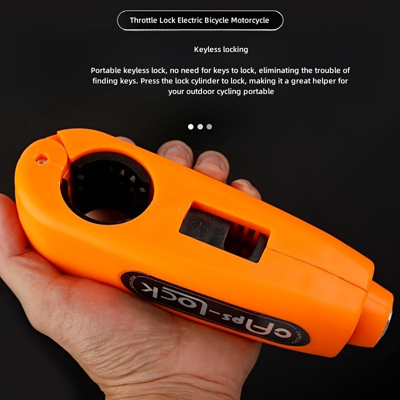 Portable Anti-Theft Lock for Bicycle and Motorcycle High-Strength ABS