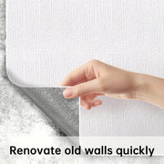 5-Pack White Thermal Insulation Linen Self-Adhesive Wallpaper Vinyl Textured Brick Stone Wood