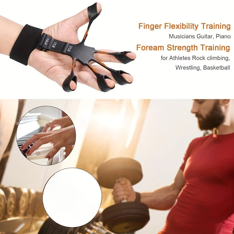 Silicone Finger Trainer and Wrist Strengthener for Basketball Training