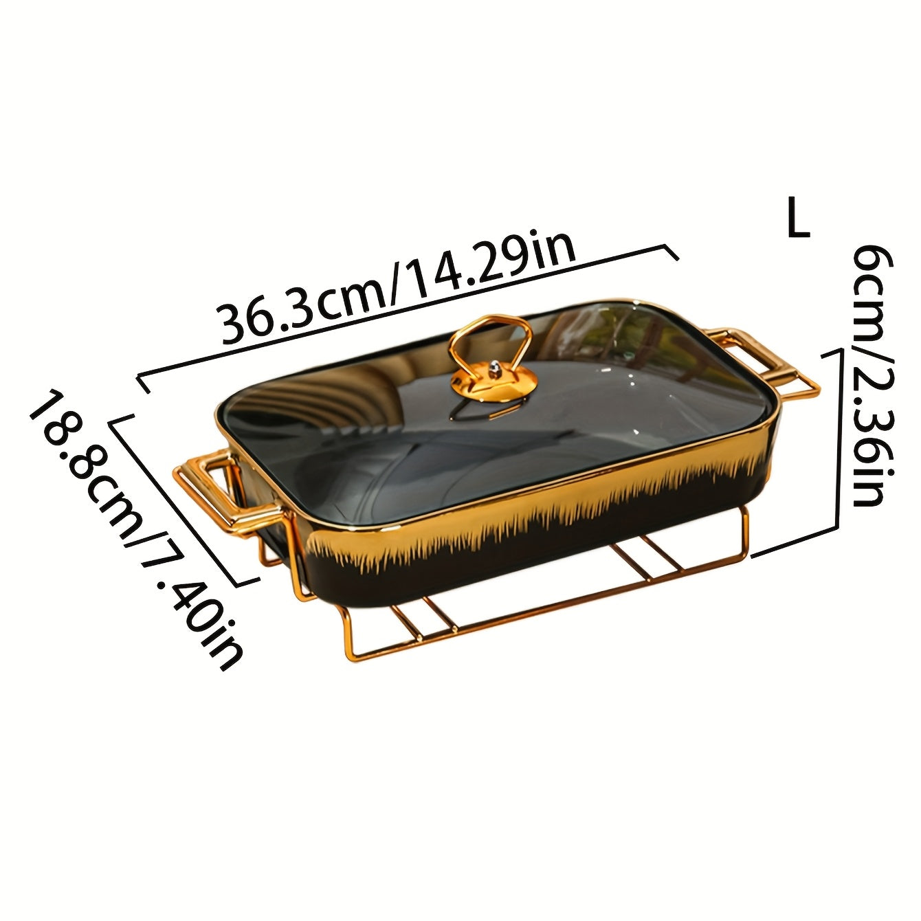 Ko'p funksiyali keramika pishirish va tayyorlash to'plami - Non, go'sht, zakuska, pizza uchun ajoyib | Uy oshxonalari, restoranlar va ochiq yig'ilishlar uchun mos | To'ylar, Tug'ilgan kunlar va Rojdestvo kabi bayramlar uchun ajoyib sovg'a