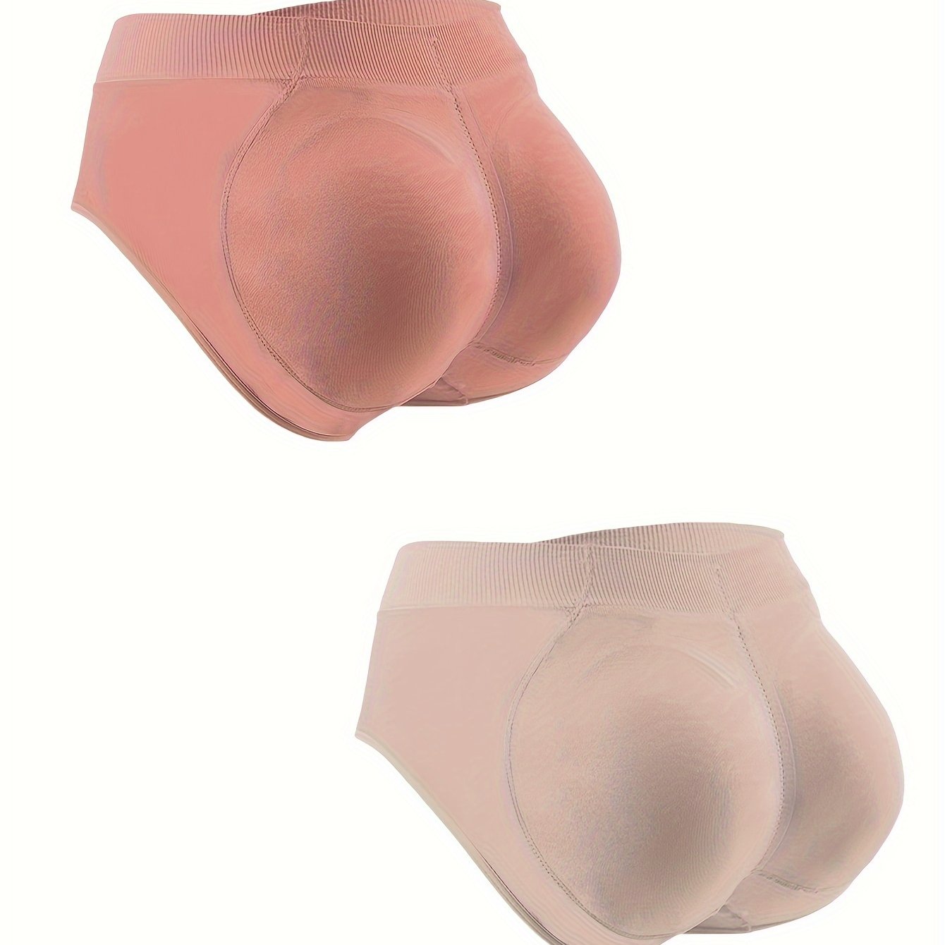 Women Padded Shaping Panties Breathable Butt Lifting Underwear Set