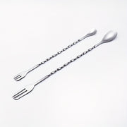 Stainless Steel Bar Spoons Set 1/2/4 Pcs for Coffee Milk Tea Cocktails
