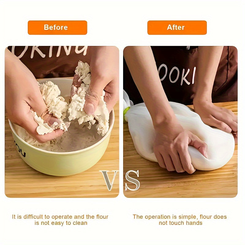 Silicone Kneading Bag for Dough Mixing and Storage, Food Safe, Reusable