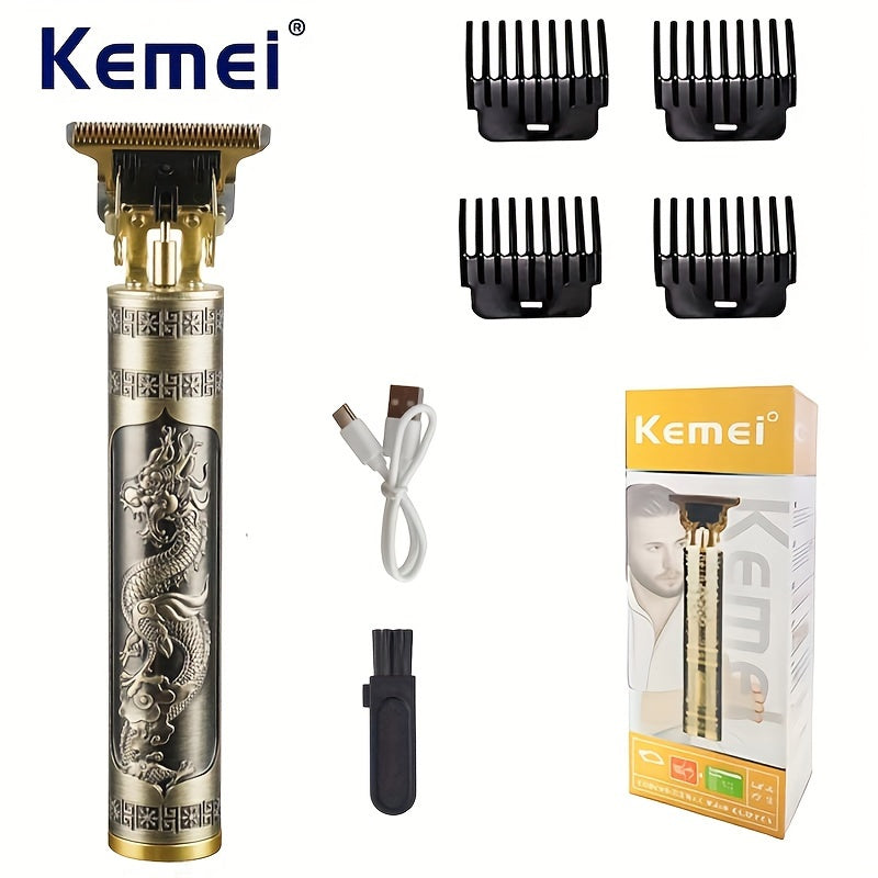 Электрическая машинка для стрижки волос с USB-зарядкой, аккумулятор 800 мАч, 5 насадок, чехол для переноски