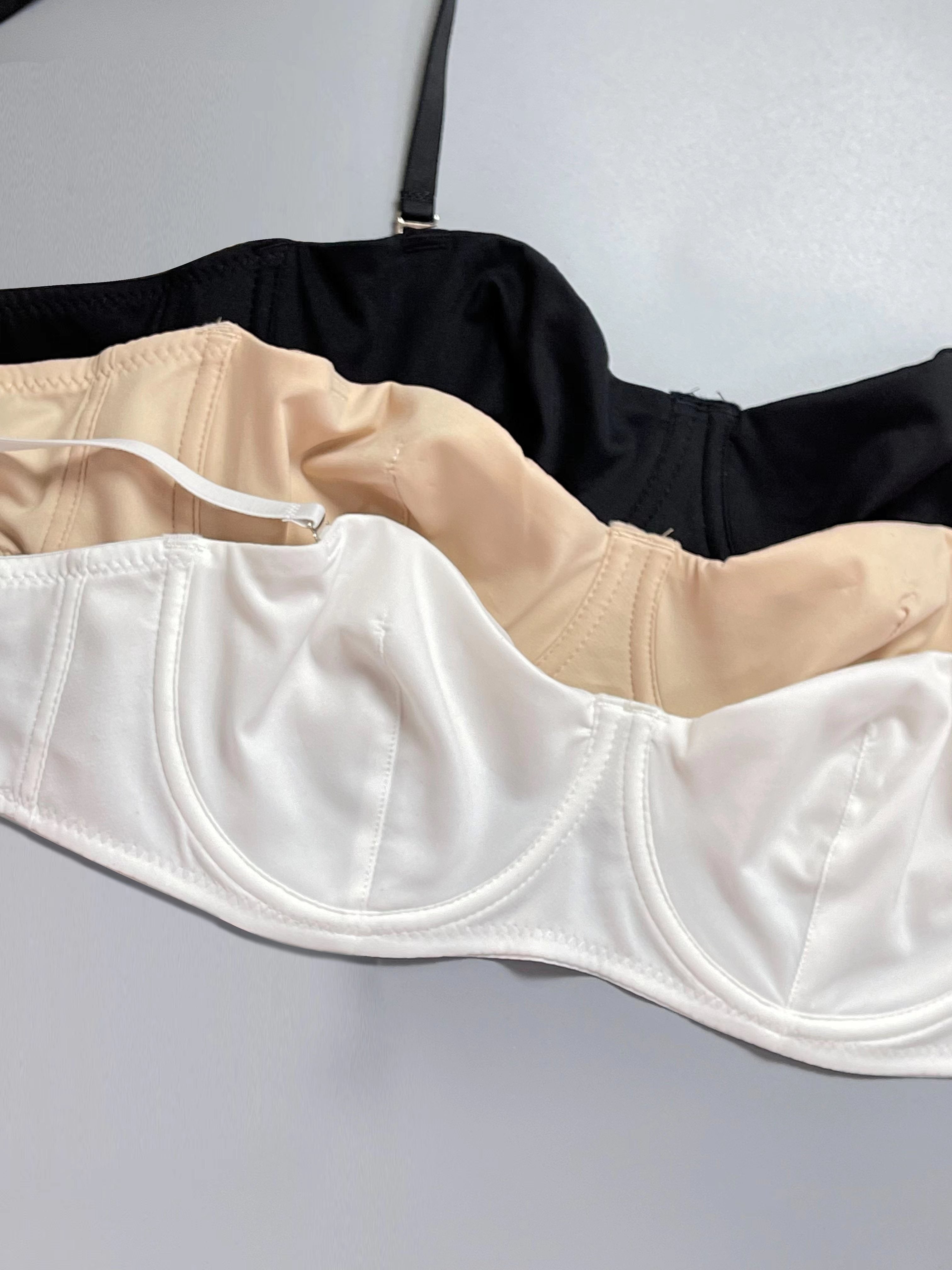 Women's Push-Up Bras Pack of 3 Comfortable Breathable Lingerie