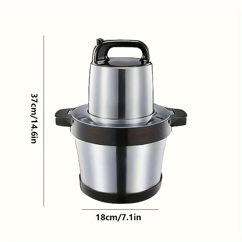 Large Capacity Meat Grinder with Vegetable Grinder Stainless Steel Two Speed Food Grade