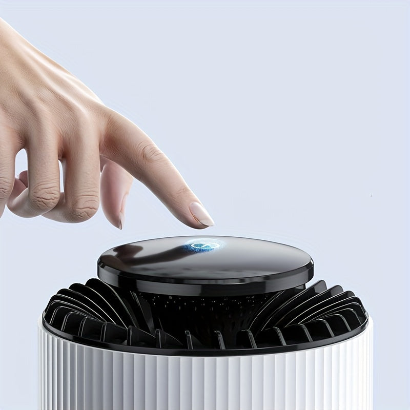 USB-Powered Air Purifier for Home Office Living Spaces Odor Elimination