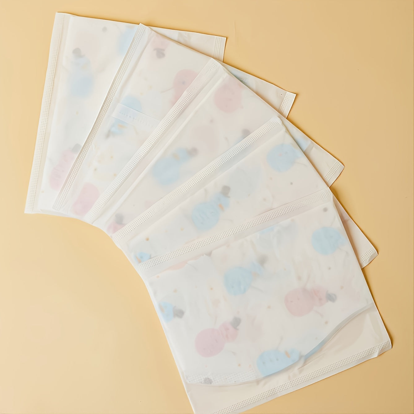 Set of 10 Waterproof Disposable Baby Bibs for Travel and Feeding