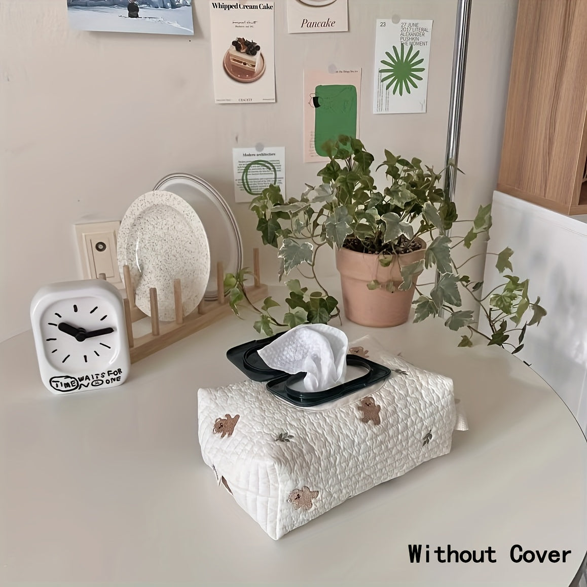 Porta pañuelos de viaje para jóvenes y uso en el hogar poliéster de gran capacidad diseño sin terminar