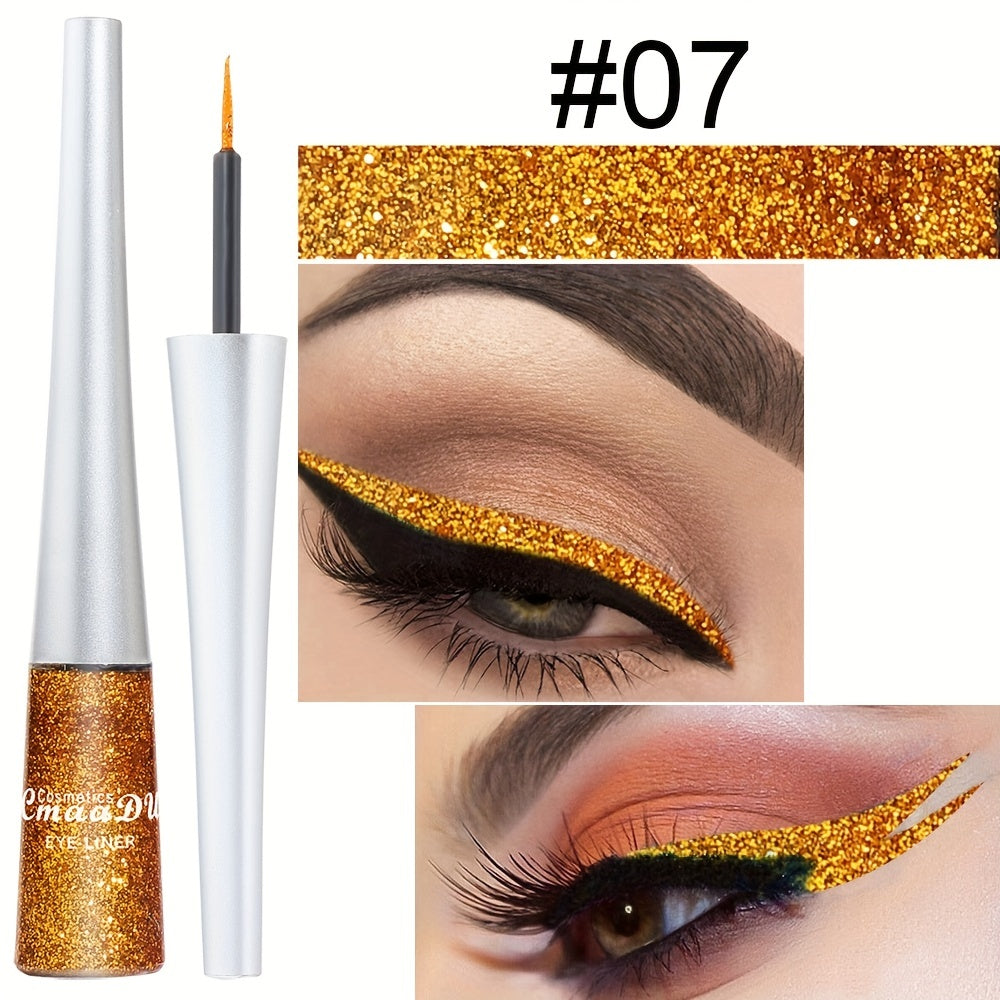 Women Glitter Liquid Eyeliner Stick 16 Colors Waterproof Long Wear