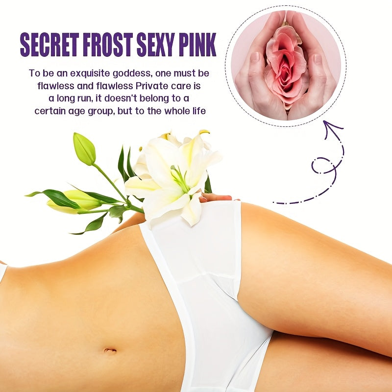 ROZINO 60g Intim Qism Kreemi, Atirgul Hidli, Gippoallergenik, Vitamin E va O'simlik Ekstraktlari bilan Namlantiruvchi, Barcha Terilar Turi uchun Mos, Quruq Teriga Yaroqli, Maxfiy Nozik Teri Parvarishi uchun