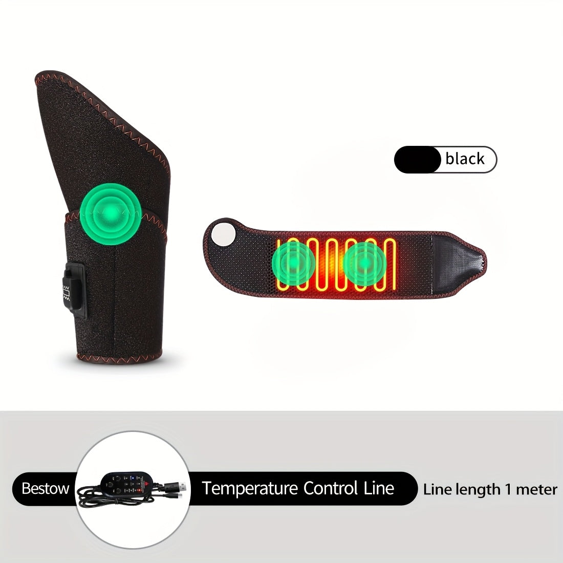 Universal USB Wrist Support Pad with Temperature Control for Home Office