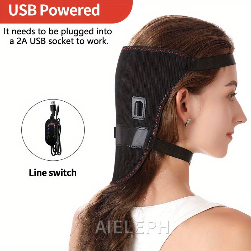 Erkaklar va ayollar uchun mo'ljallangan USB isitiladigan bo'yin kamar, bo'yin va bo'yin umurtqasiga issiqlik terapiyasini taqdim etish uchun ishlab chiqilgan.