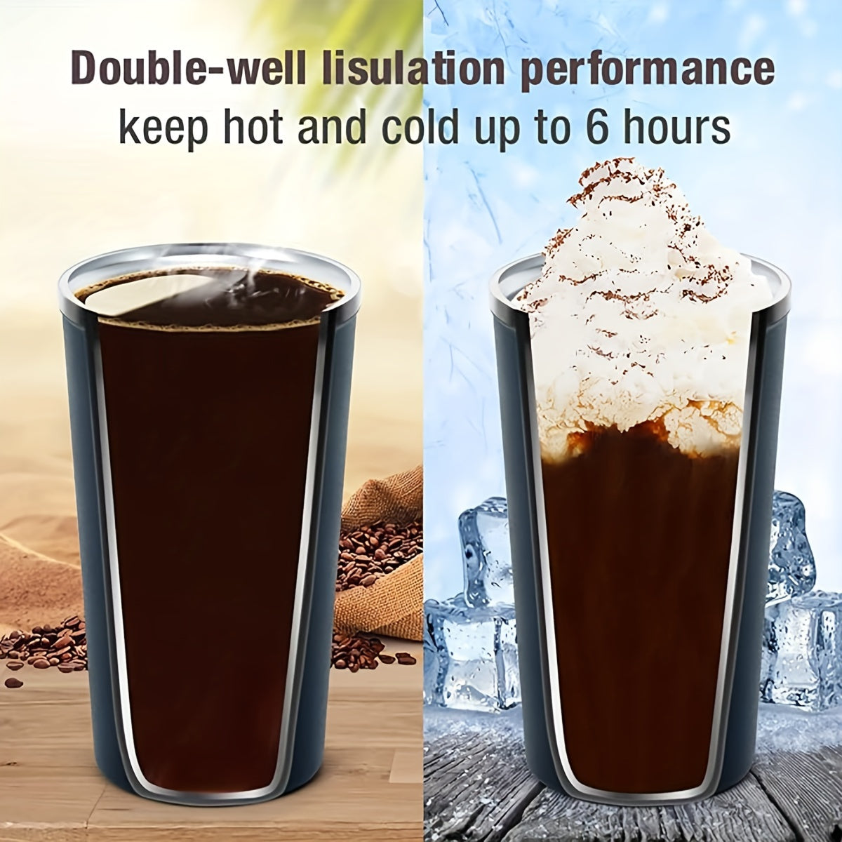 Stainless Steel Smart Temperature Display Coffee Cup 17oz Vacuum Insulated Mug