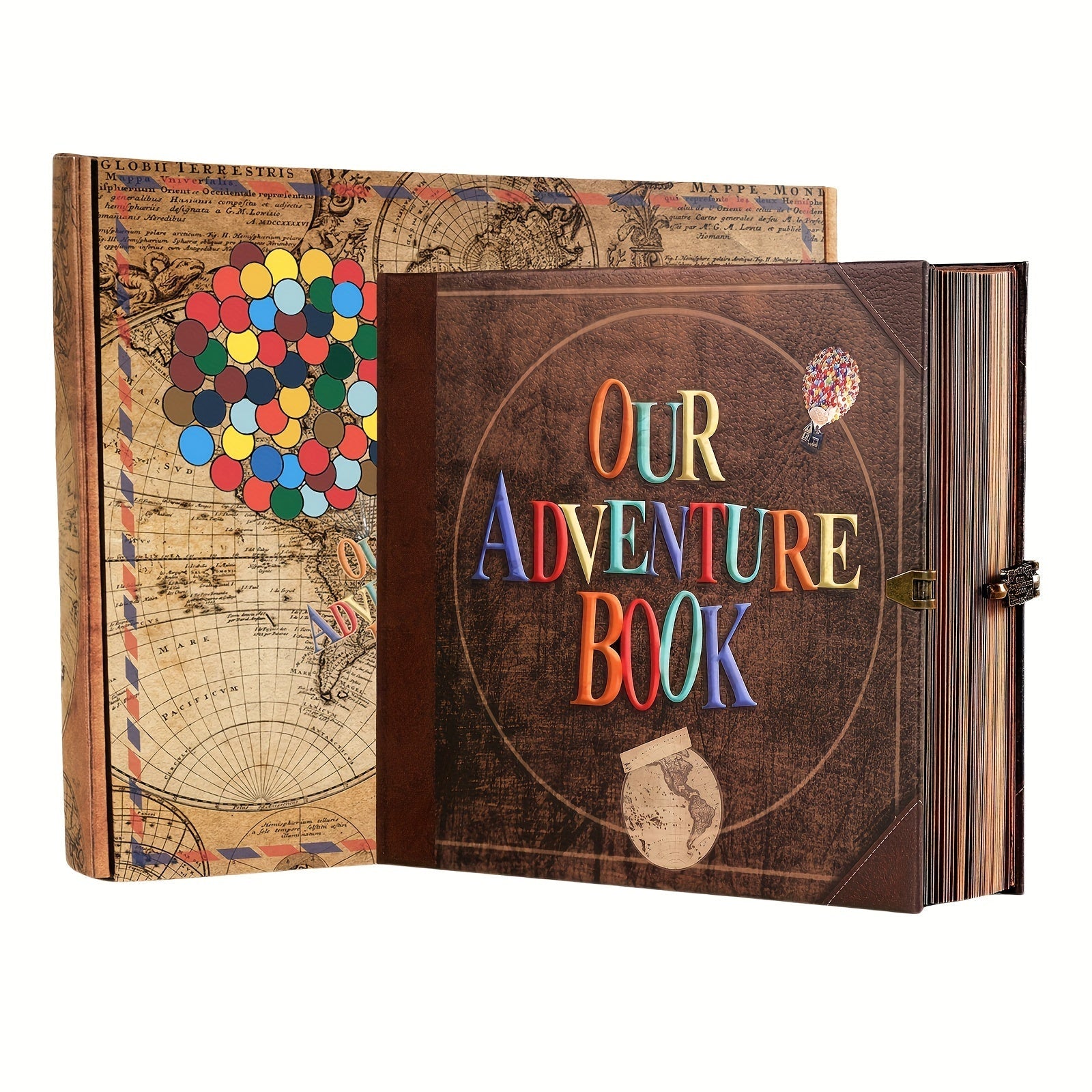 Винтажный туристический дневник-скрапбук - тисненая кожаная обложка, 73 листа (146 страниц), персонализированная книга воспоминаний для годовщины, свадьбы - идеальный подарок на День святого Валентина, день рождения, Рождество или Новый год.